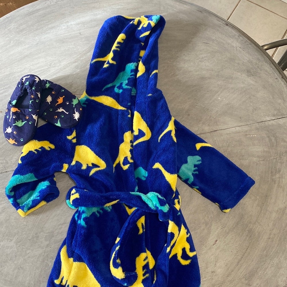 Dinosaur Robe Set